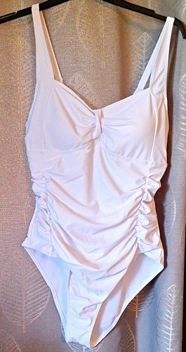 Women white ruched - white,