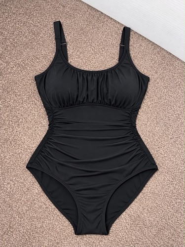 Heekpek black ruched - black, one-piece