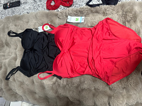 Primark red and - red, swimsuit