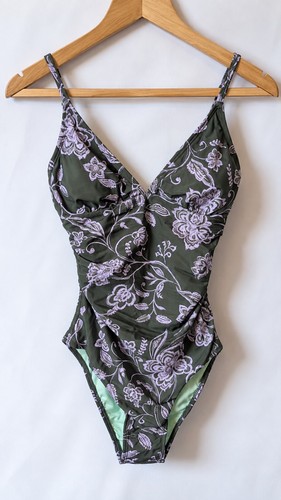 Cupshe floral swimsuit small - floral,
