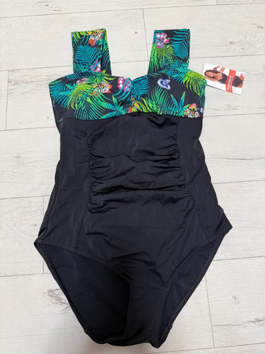 Bonprix size black floral - 12,