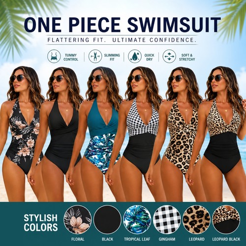 One piece swimming costume - one,