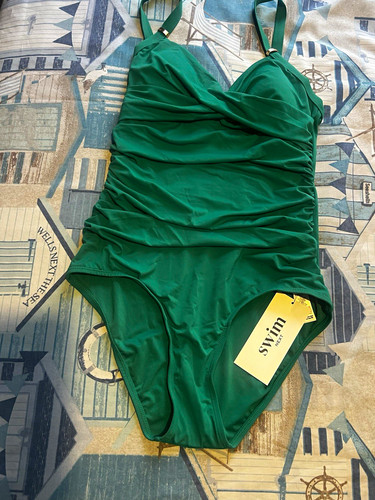 Next green ruched one - next, piece