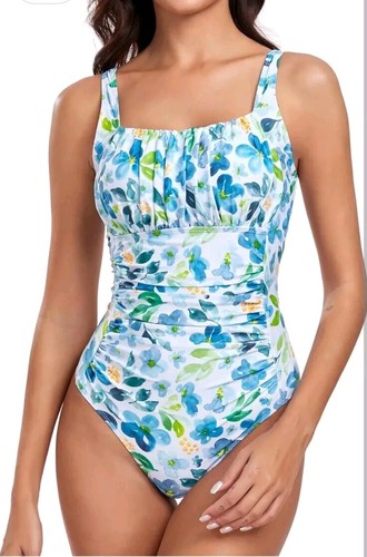 Womens blue floral - floral, swimming