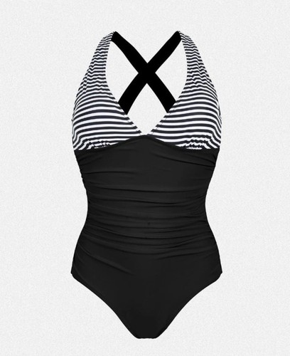 Neck ruched tummy control - tummy,