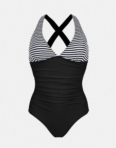 Ruched tummy control - control, deep