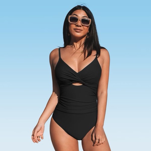 Cupshe black twist - twist, front