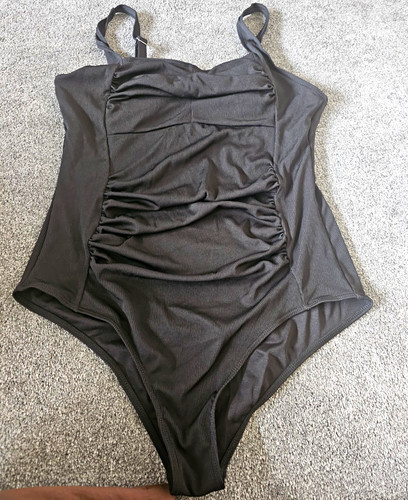 Women black ruched - black,