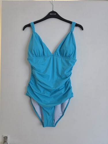 Sosandar azure blue ruched - sosandar,