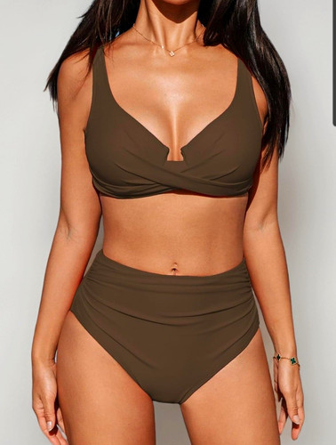 Cupshe brown underwire piece - underwire, 2-piece