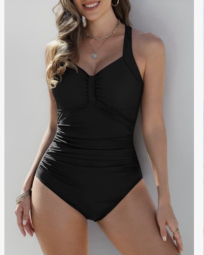 Nadeer womens black ruched one - womens,