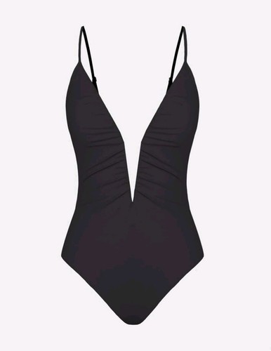Cupshe black plunge one - cupshe,