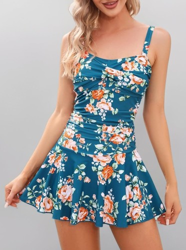 Women floral print ruched - women's,