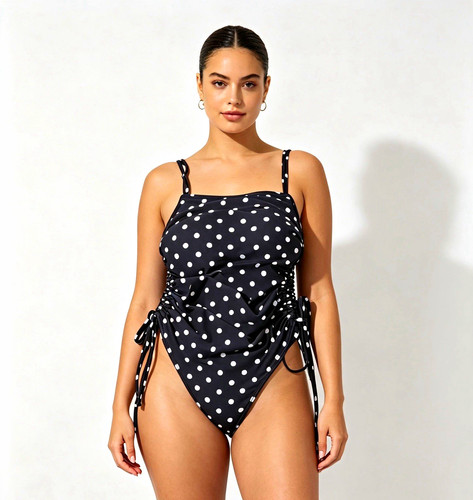 Women black white - women’s, polka