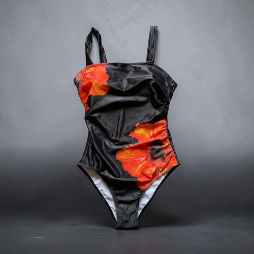 Black one piece - one-piece, |